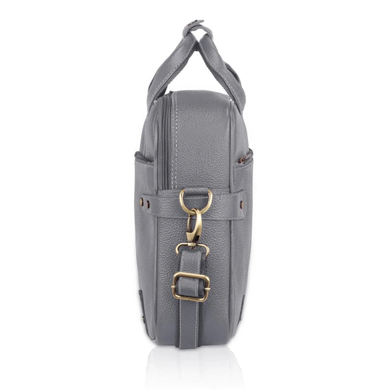 CYRUS Leather Laptop Messenger Bag for Men - WILDHORN