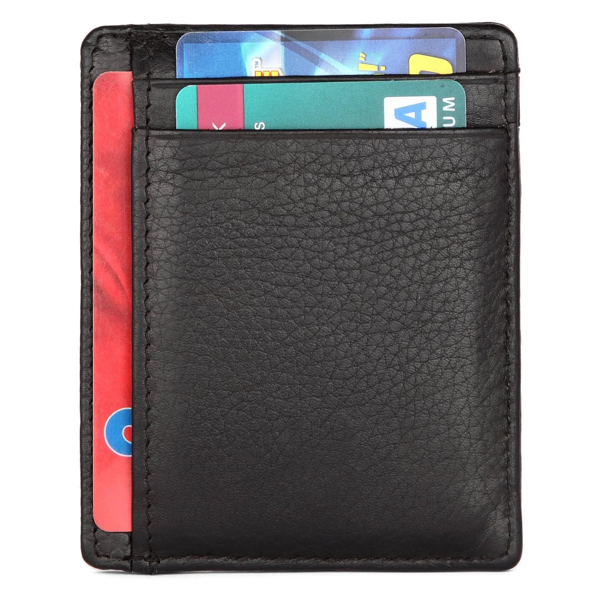 DALLAS RFID Protected Leather Card Holder for Men - WILDHORN