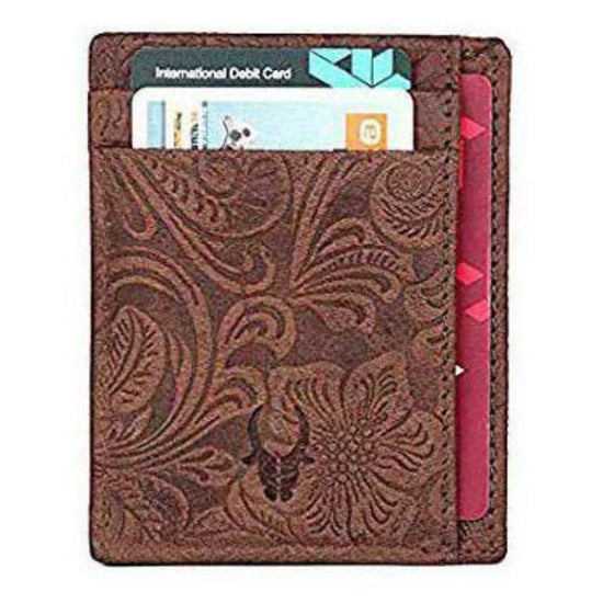 DALLAS RFID Protected Leather Card Holder for Men - WILDHORN