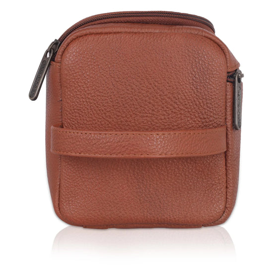 DELTA Leather Toiletry Bag For Men & Women - WILDHORN