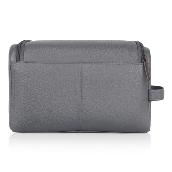 DELTA Leather Toiletry Bag For Men & Women - WILDHORN