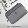 DELTA Leather Toiletry Bag For Men & Women - WILDHORN