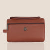 DELTA Leather Toiletry Bag For Men & Women - WILDHORN