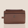 DELTA Leather Toiletry Bag For Men & Women - WILDHORN