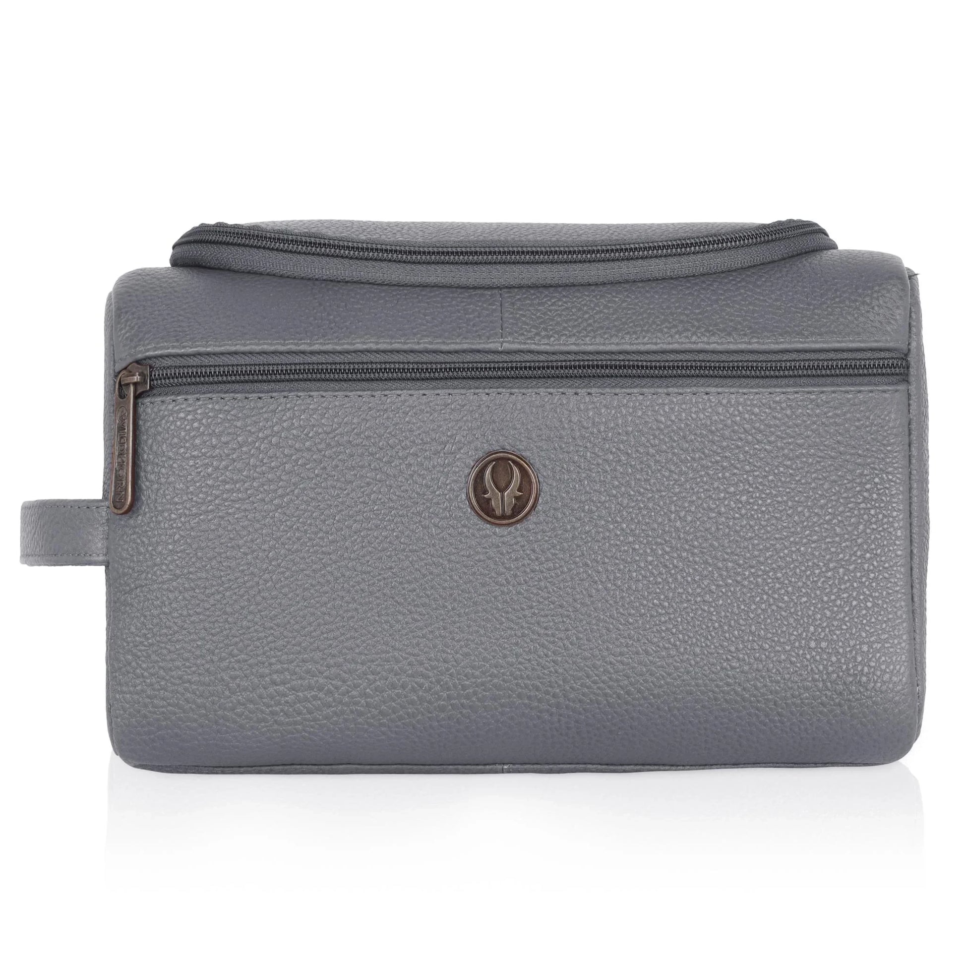 DELTA Leather Toiletry Bag For Men & Women - WILDHORN