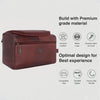 DELTA Leather Toiletry Bag For Men & Women - WILDHORN