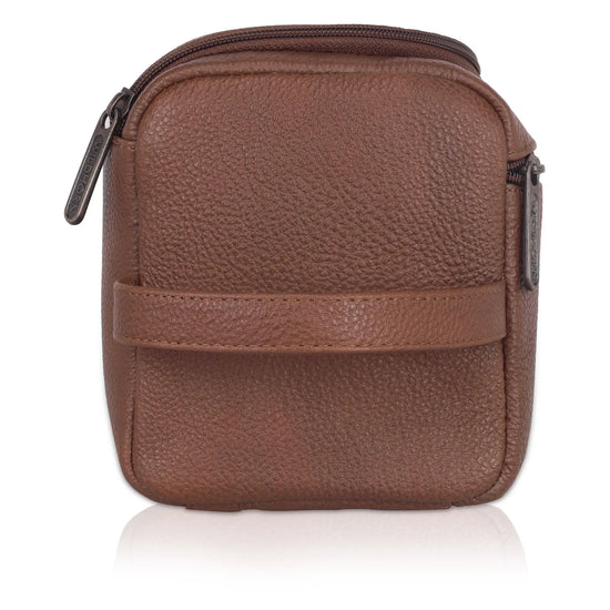 DELTA Leather Toiletry Bag For Men & Women - WILDHORN