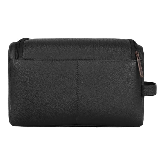 DELTA Leather Toiletry Bag For Men & Women - WILDHORN