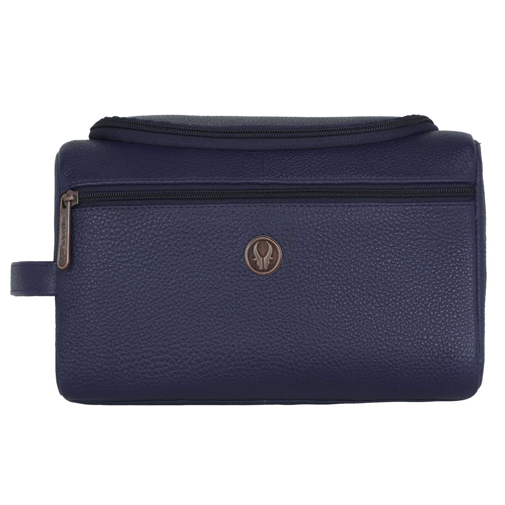 DELTA Leather Toiletry Bag For Men & Women - WILDHORN