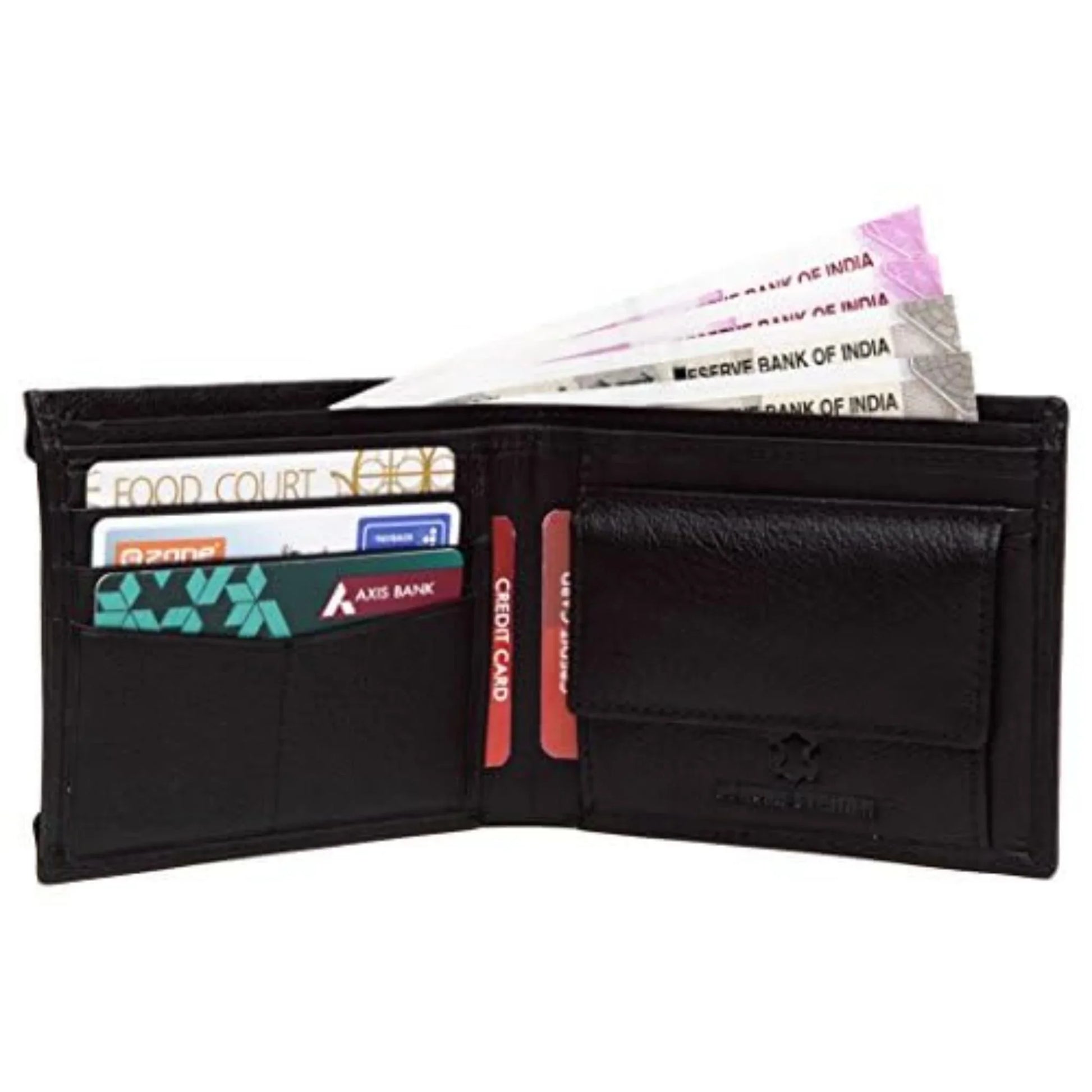 DENVER Personalized Leather Wallet for Men - WILDHORN