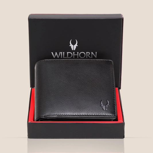 DEXTER RFID Protected Leather Wallet for Men - WILDHORN