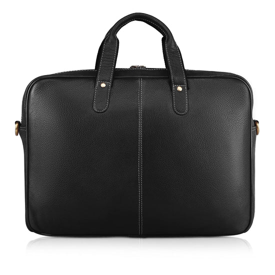 DORCHESTER Leather Laptop Messenger Bag for Men - WILDHORN
