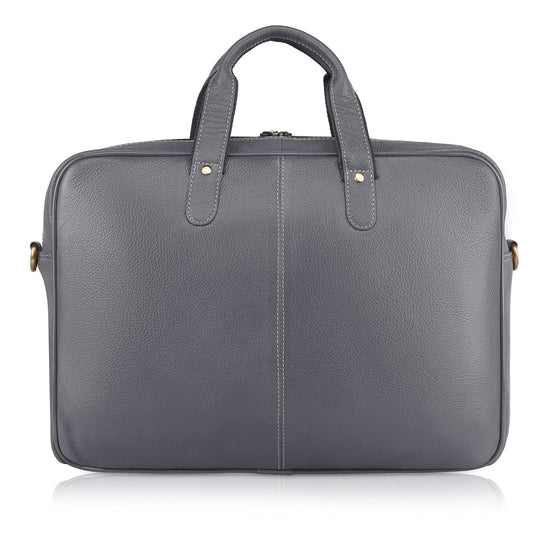 DORCHESTER Leather Laptop Messenger Bag for Men - WILDHORN