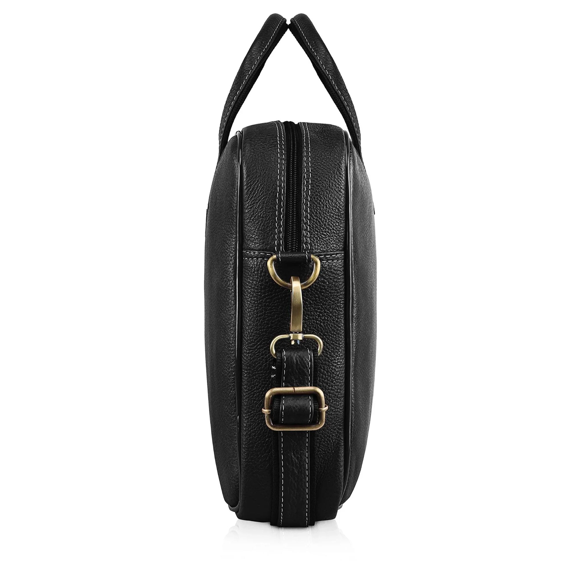 DORCHESTER Leather Laptop Messenger Bag for Men - WILDHORN