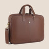 DORCHESTER Leather Laptop Messenger Bag for Men - WILDHORN