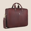 DORCHESTER Leather Laptop Messenger Bag for Men - WILDHORN