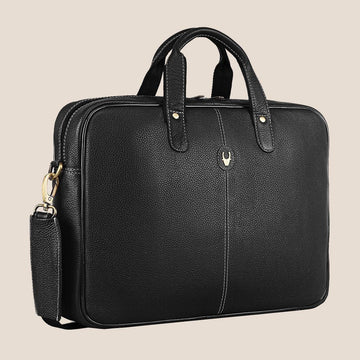 DORCHESTER Leather Laptop Messenger Bag for Men - WILDHORN