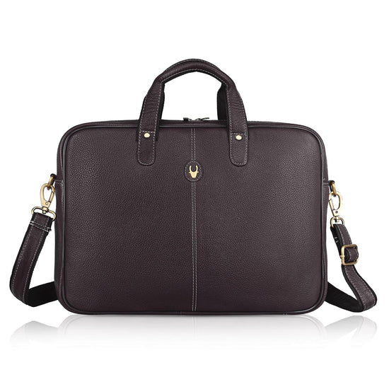 DORCHESTER Leather Laptop Messenger Bag for Men - WILDHORN