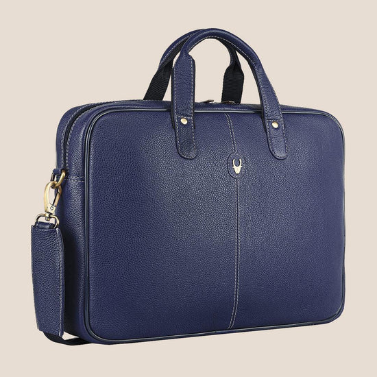 DORCHESTER Leather Laptop Messenger Bag for Men - WILDHORN
