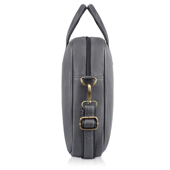 DORCHESTER Leather Laptop Messenger Bag for Men - WILDHORN
