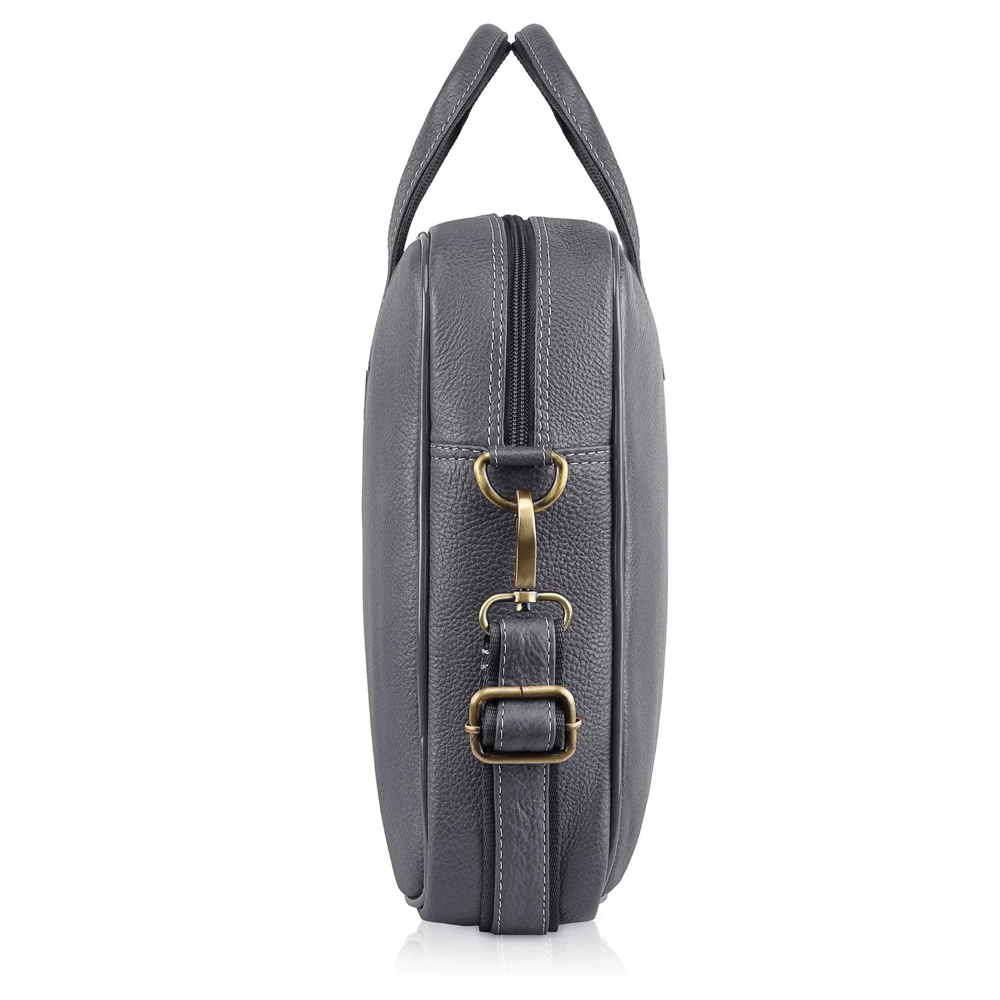 DORCHESTER Leather Laptop Messenger Bag for Men - WILDHORN
