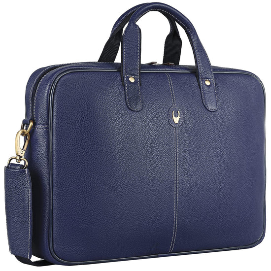 DORCHESTER Leather Laptop Messenger Bag for Men - WILDHORN