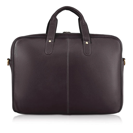 DORCHESTER Leather Laptop Messenger Bag for Men - WILDHORN