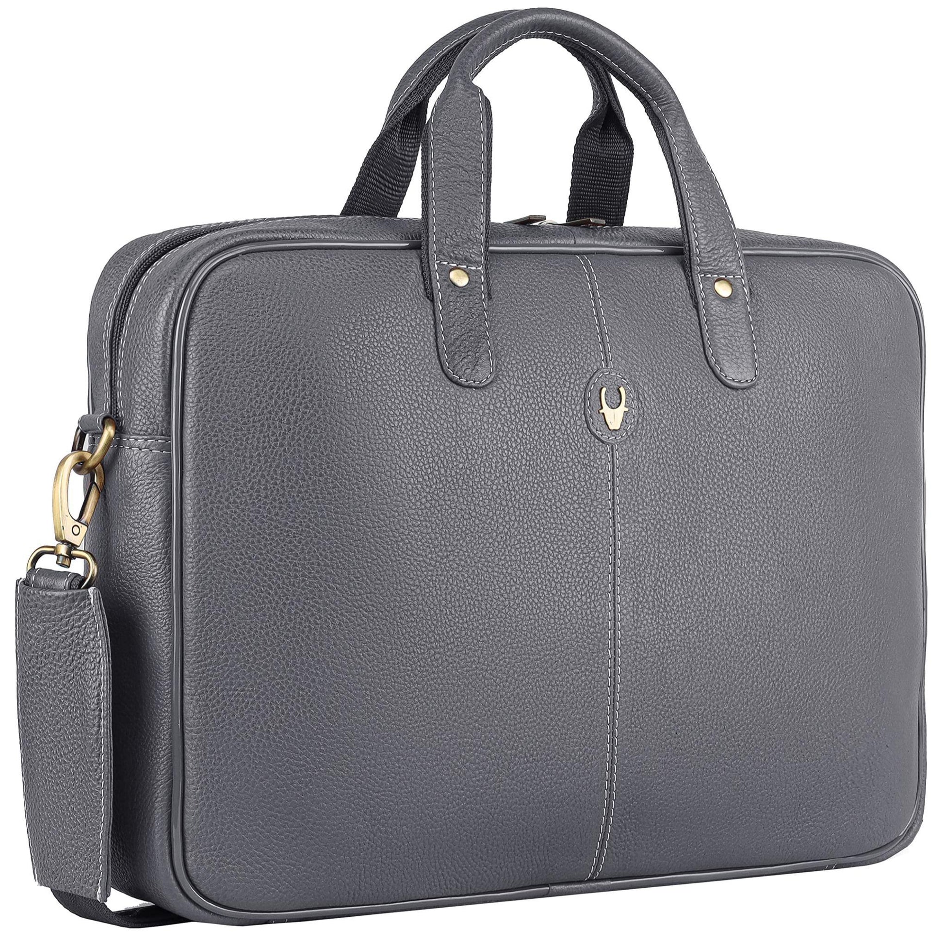 DORCHESTER Leather Laptop Messenger Bag for Men - WILDHORN