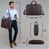 DORCHESTER Leather Laptop Messenger Bag for Men - WILDHORN