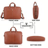 DORCHESTER Leather Laptop Messenger Bag for Men - WILDHORN