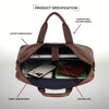 DORCHESTER Leather Laptop Messenger Bag for Men - WILDHORN