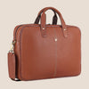 DORCHESTER Leather Laptop Messenger Bag for Men - WILDHORN