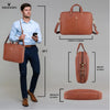 DORCHESTER Leather Laptop Messenger Bag for Men - WILDHORN