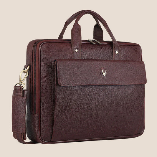 DUCORIUM Leather Laptop Messenger Bag for Men - WILDHORN
