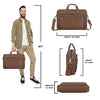 DURHAM Leather Laptop Messenger Bag for Men - WILDHORN