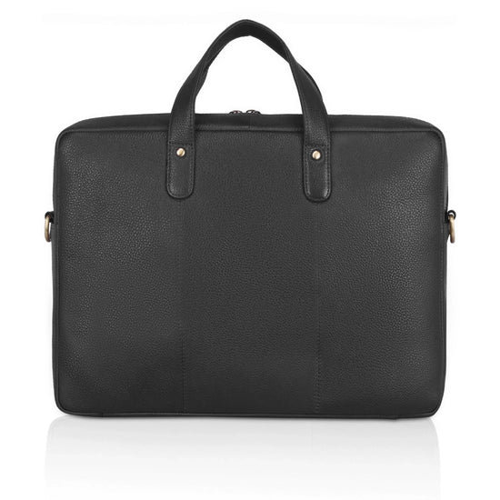 EVANDER Leather Laptop Messenger Bag for Men - WILDHORN