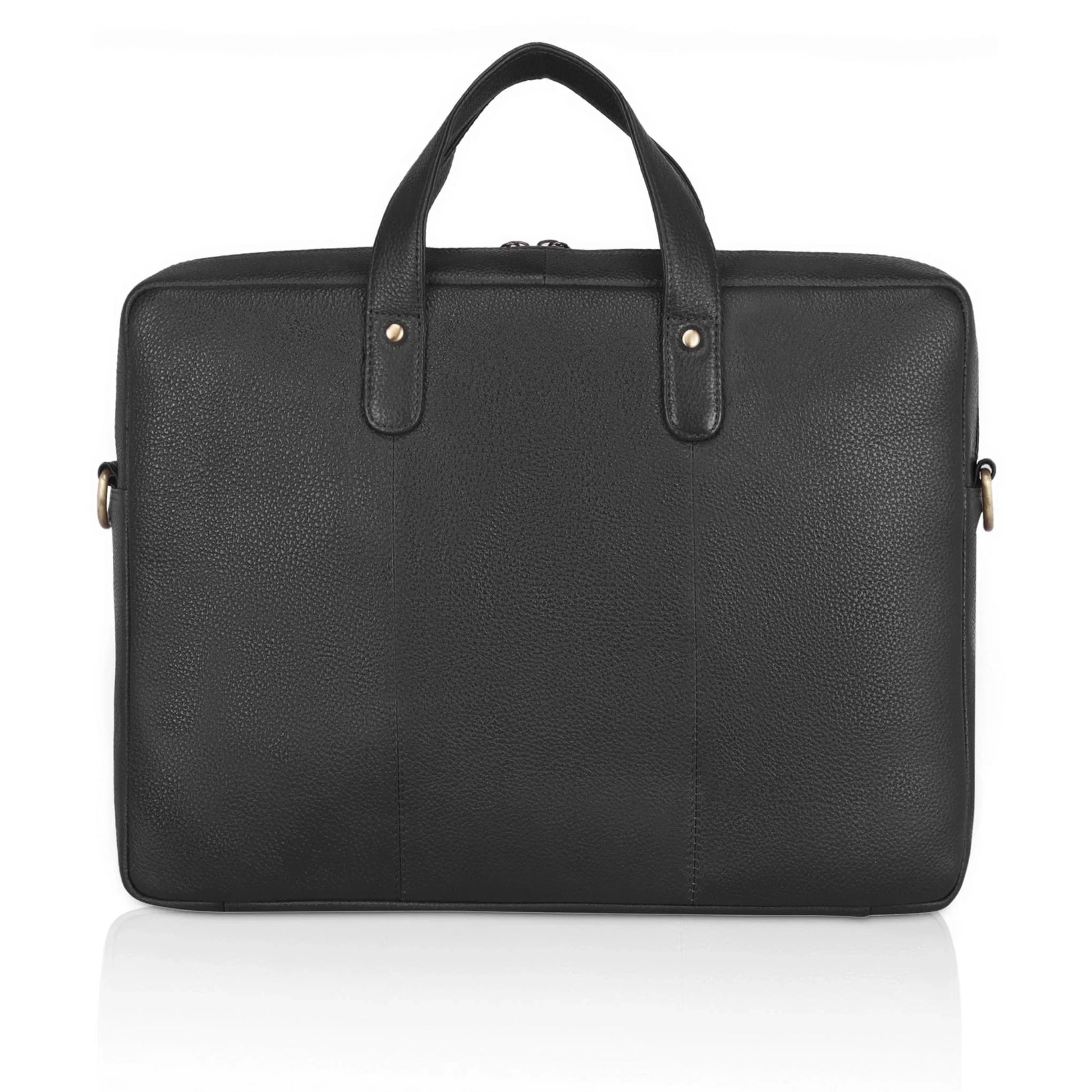 EVANDER Leather Laptop Messenger Bag for Men - WILDHORN