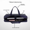 EVANDER Leather Laptop Messenger Bag for Men - WILDHORN