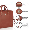EVANDER Leather Laptop Messenger Bag for Men - WILDHORN