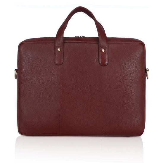 EVANDER Leather Laptop Messenger Bag for Men - WILDHORN