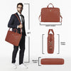 EVANDER Leather Laptop Messenger Bag for Men - WILDHORN