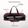 EVANDER Leather Laptop Messenger Bag for Men - WILDHORN