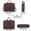 EVANDER Leather Laptop Messenger Bag for Men - WILDHORN