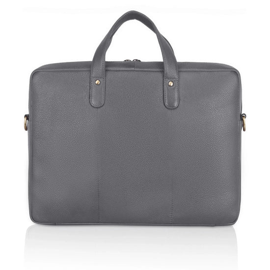EVANDER Leather Laptop Messenger Bag for Men - WILDHORN