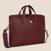 EVANDER Leather Laptop Messenger Bag for Men - WILDHORN