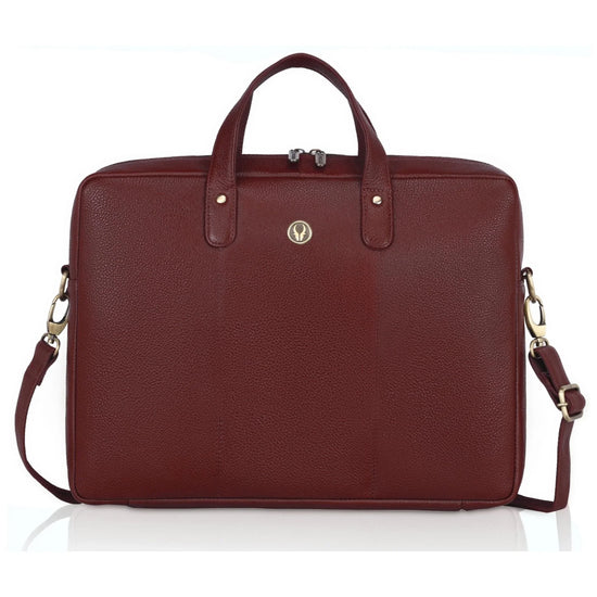 EVANDER Leather Laptop Messenger Bag for Men - WILDHORN