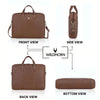 EVANDER Leather Laptop Messenger Bag for Men - WILDHORN