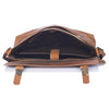 FAIRBANKS Leather Laptop Messenger Bag for Men - WILDHORN