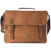 FAIRBANKS Leather Laptop Messenger Bag for Men - WILDHORN