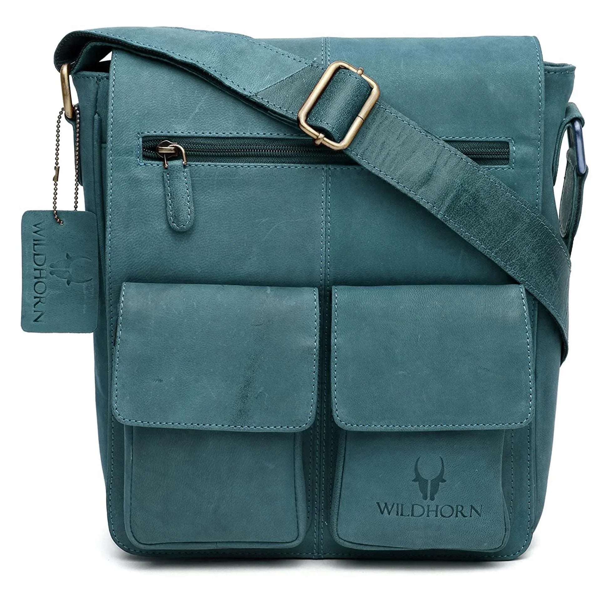 FLORIDA Leather Sling Bag for Men - WILDHORN